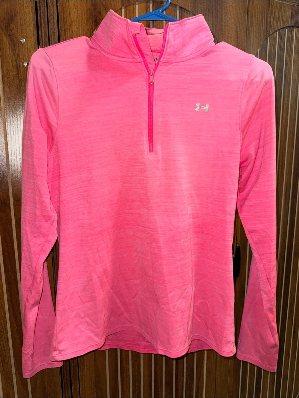 Under Armour Breast Cancer Limited Edition Neon Pink Performance Quarter-Zip